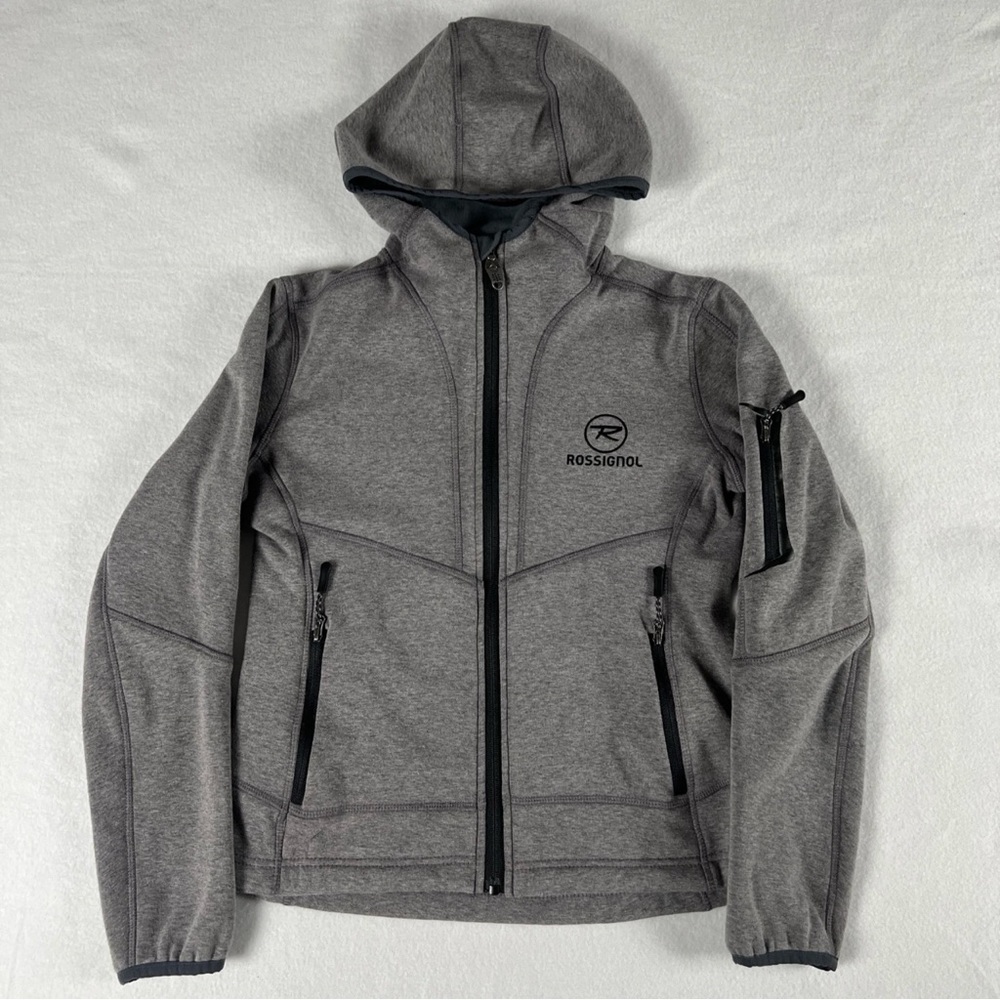 Rossignol Women's Pursuit Hooded‎ Full Zip Jacket Gray XS